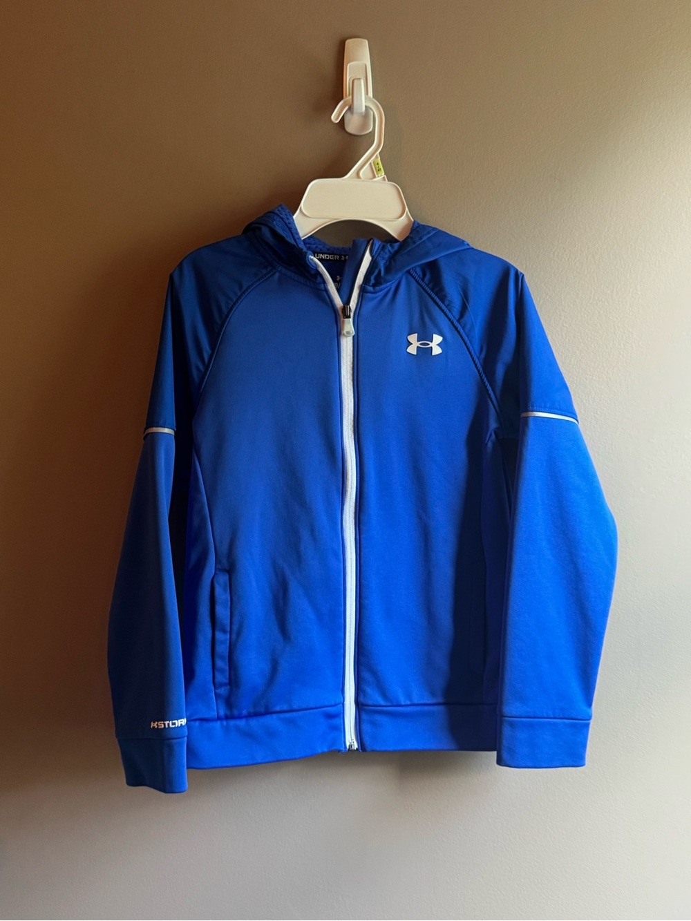 Under Armour Kids Royal Blue Full-Zip Hooded Jacket